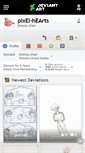 Mobile Screenshot of pixel-hearts.deviantart.com