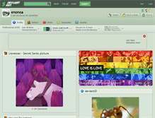 Tablet Screenshot of enonea.deviantart.com