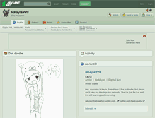 Tablet Screenshot of mkayla999.deviantart.com