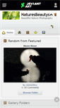 Mobile Screenshot of naturesbeautys.deviantart.com