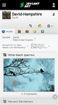 Mobile Screenshot of david-hampshire.deviantart.com