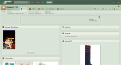Desktop Screenshot of cheery1121.deviantart.com