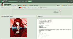 Desktop Screenshot of makiathebat.deviantart.com
