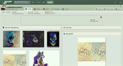 Desktop Screenshot of celestialwolven2.deviantart.com