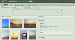 Desktop Screenshot of justvip.deviantart.com