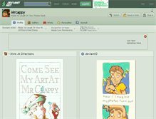 Tablet Screenshot of mrcappy.deviantart.com