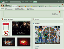 Tablet Screenshot of jothike.deviantart.com