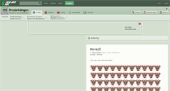 Desktop Screenshot of firedarkdragon.deviantart.com