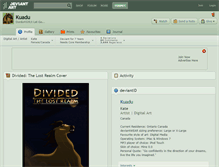 Tablet Screenshot of kuadu.deviantart.com