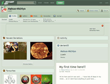 Tablet Screenshot of matsuo-michiyo.deviantart.com