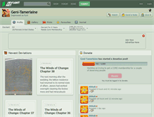 Tablet Screenshot of geni-tamerlaine.deviantart.com