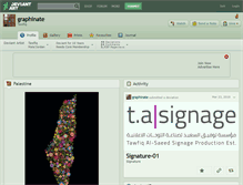 Tablet Screenshot of graphinate.deviantart.com