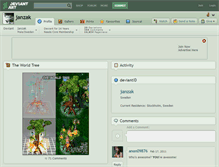 Tablet Screenshot of janzak.deviantart.com