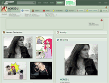 Tablet Screenshot of moroz-j.deviantart.com