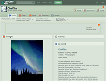 Tablet Screenshot of chaiitea.deviantart.com