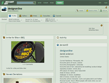 Tablet Screenshot of designonline.deviantart.com