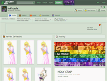 Tablet Screenshot of mirkossia.deviantart.com