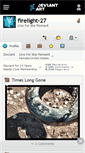 Mobile Screenshot of firelight-27.deviantart.com