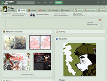 Tablet Screenshot of dsjax.deviantart.com