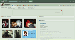 Desktop Screenshot of devilskissx.deviantart.com