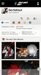 Mobile Screenshot of devilskissx.deviantart.com