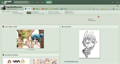 Desktop Screenshot of harokichikurone.deviantart.com
