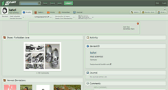 Desktop Screenshot of kahel.deviantart.com