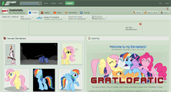 Desktop Screenshot of gratlofatic.deviantart.com