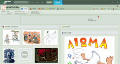 Desktop Screenshot of amorinvictus.deviantart.com