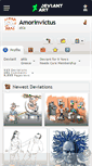 Mobile Screenshot of amorinvictus.deviantart.com