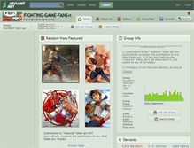 Tablet Screenshot of fighting-game-fans.deviantart.com