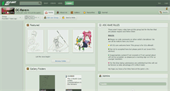 Desktop Screenshot of oc-rave.deviantart.com