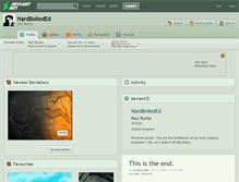 Tablet Screenshot of hardboileded.deviantart.com