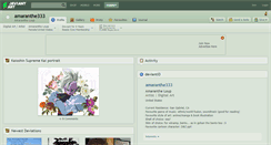 Desktop Screenshot of amaranthe333.deviantart.com