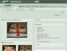 Tablet Screenshot of cheftabi.deviantart.com