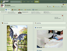 Tablet Screenshot of lil-linny.deviantart.com