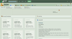 Desktop Screenshot of kurtman.deviantart.com