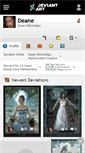 Mobile Screenshot of deane.deviantart.com