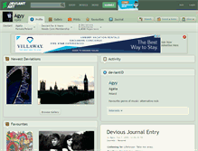 Tablet Screenshot of agyy.deviantart.com