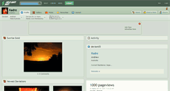 Desktop Screenshot of kadre.deviantart.com