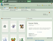 Tablet Screenshot of kyuubi63.deviantart.com