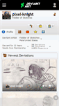 Mobile Screenshot of pixel-knight.deviantart.com