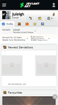 Mobile Screenshot of juleigh.deviantart.com
