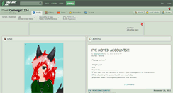 Desktop Screenshot of gamergal1234.deviantart.com