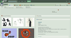 Desktop Screenshot of hakot0.deviantart.com