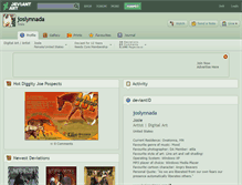 Tablet Screenshot of joslynnada.deviantart.com