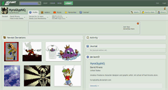 Desktop Screenshot of hyroglyphiq.deviantart.com