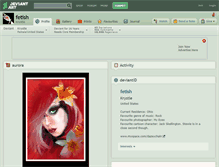 Tablet Screenshot of fetish.deviantart.com