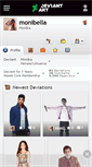Mobile Screenshot of monibella.deviantart.com