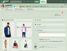 Tablet Screenshot of monibella.deviantart.com